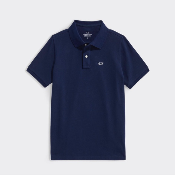 Vineyard Vines Other - Vineyard Vines Boys' Heritage Pique Polo Navy Blue Size 18 24 Months